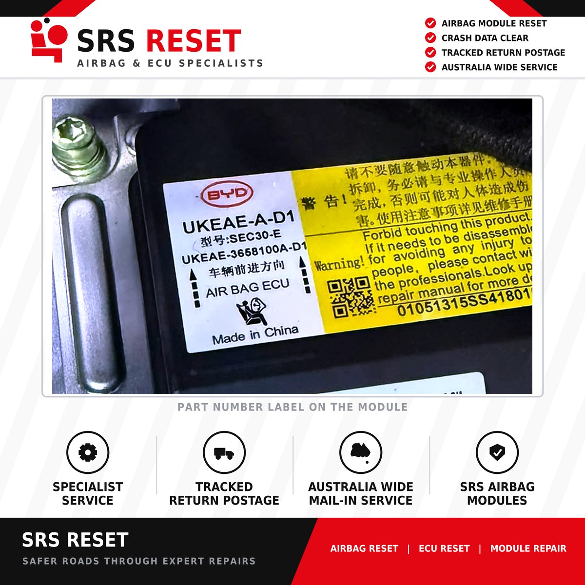 Label / part number