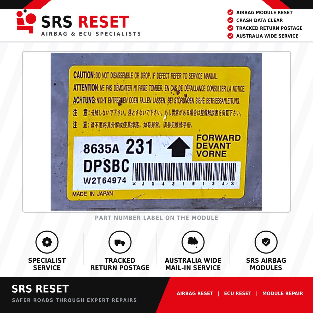 Label / part number
