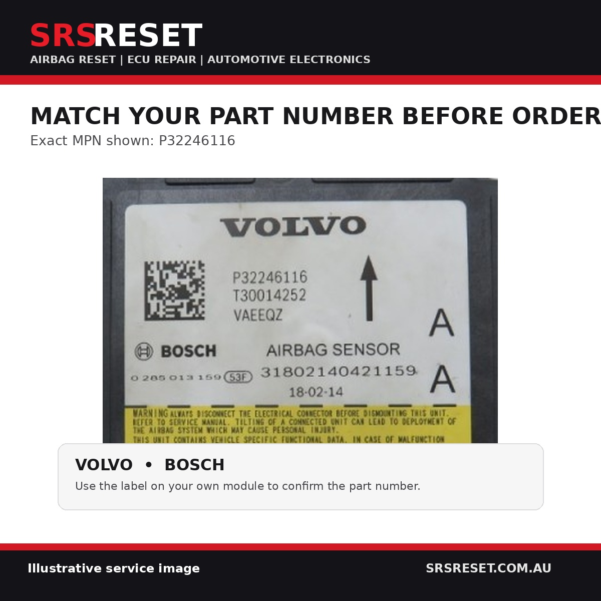 Label / part number