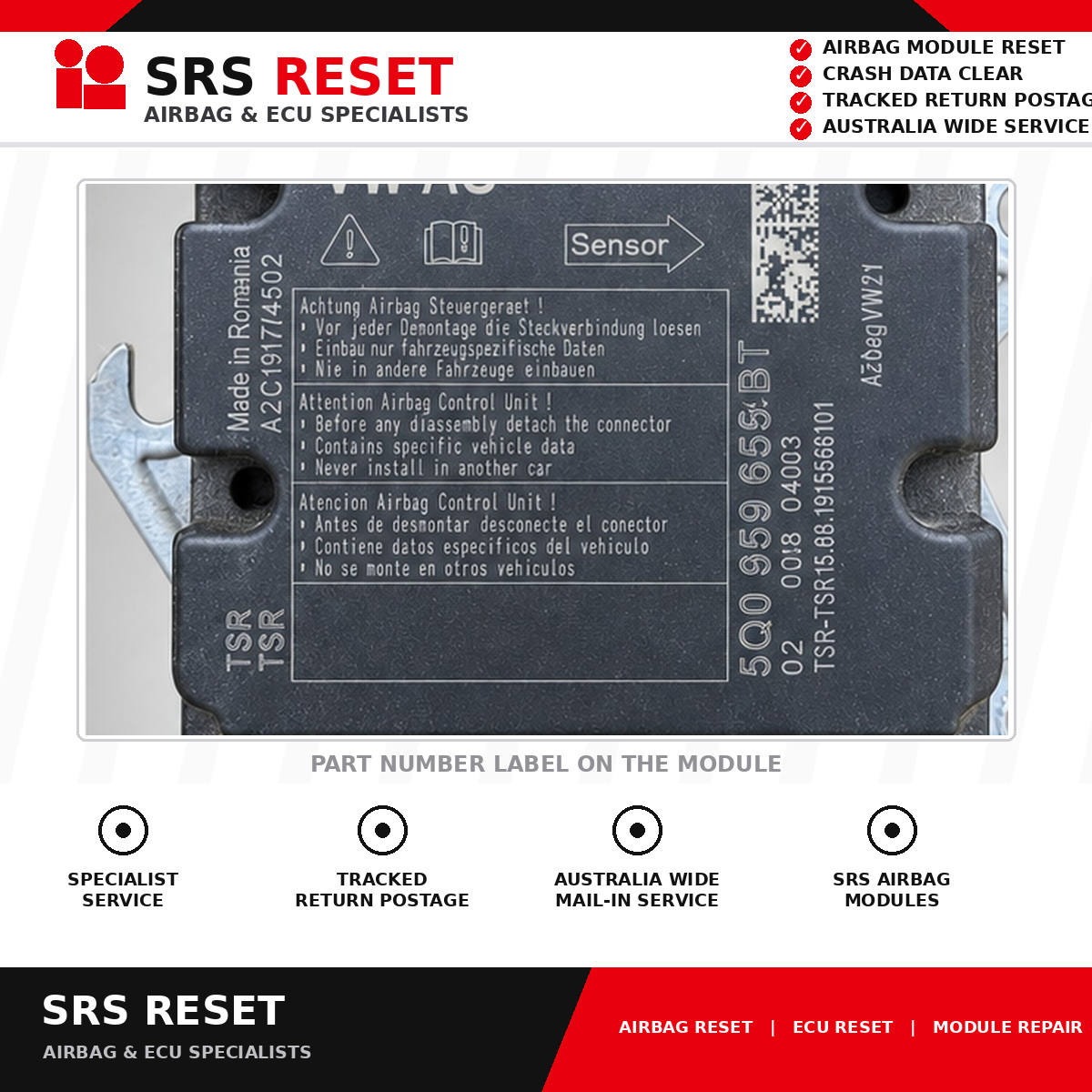 Label / part number